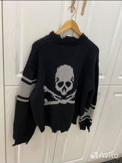 C2H4 x Mastermind Japan Reflective Knit Sweater
