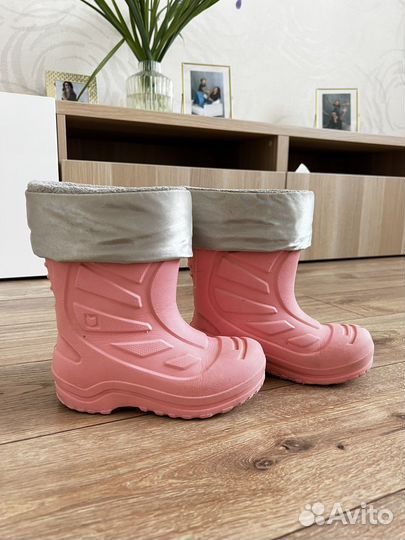 Резиновые сапоги для девочки 30