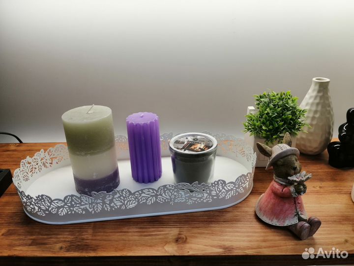 Икеа samverka. Поднос для свечи
