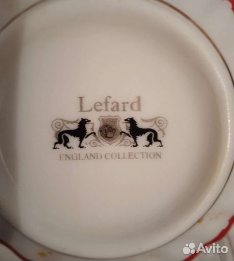 Чашка с блюдцем фарфор