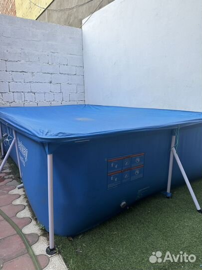 Каркасный бассейн прямоугольный бу