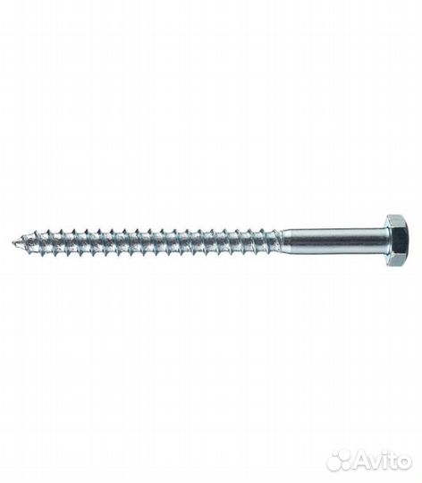 Болт сантехнический 6х80 мм DIN 571 оцинкованный