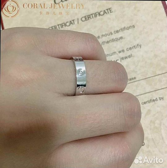 Обручальное кольцо Cartier Love, 1 бр. 0,19ct