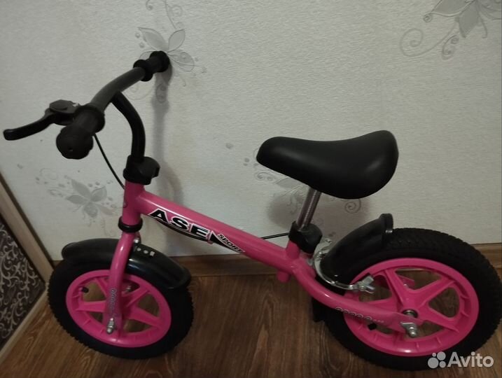 Беговел ase sport розовый