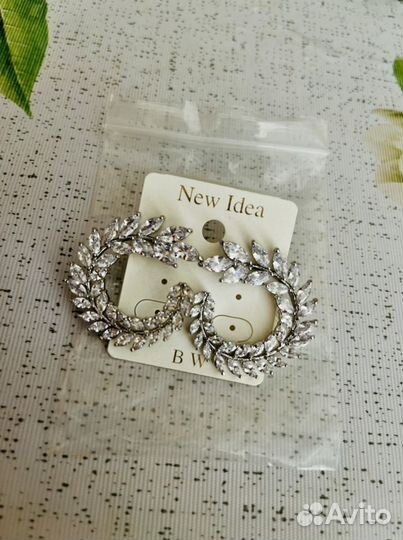 Серьги лавровый венок