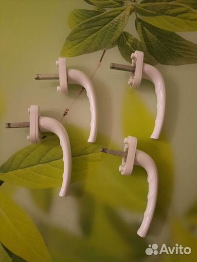 Оконная ручка белая 4 шт