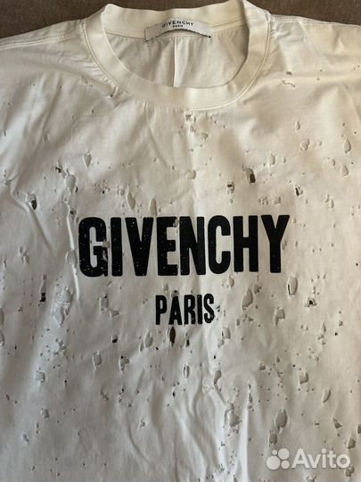 Футболка белая Givenchy