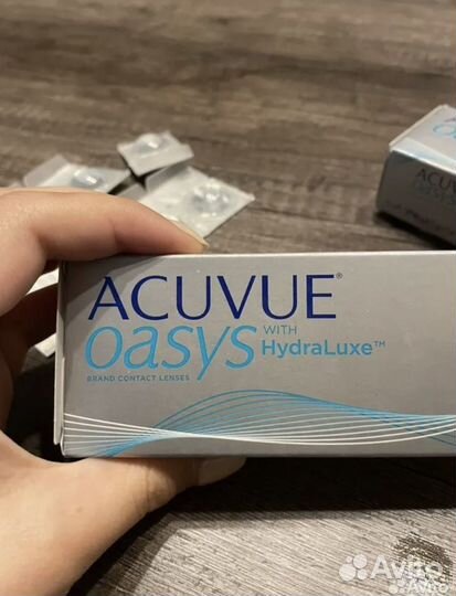 Линзы acuvue oasys однодневные hydralyxe