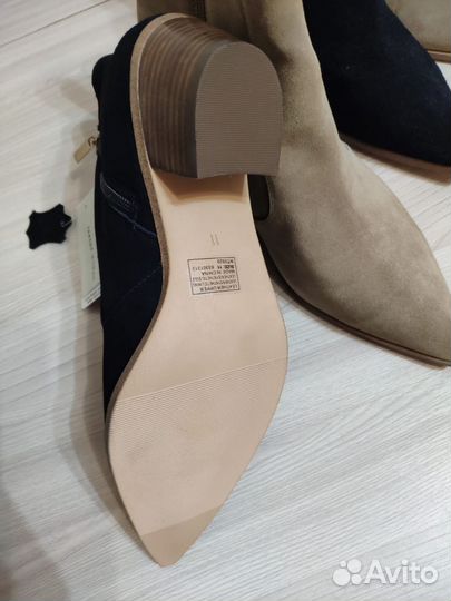 Ботильоны, ботинки женские бежевые 41,5