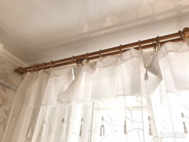 Деревянный разборный карниз