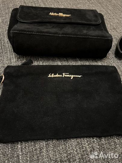 Salvatore ferragamo сумка женская замша