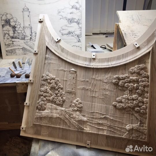 Резная мебель