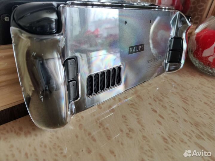 Steam Deck чехол прозрачный пластиковый