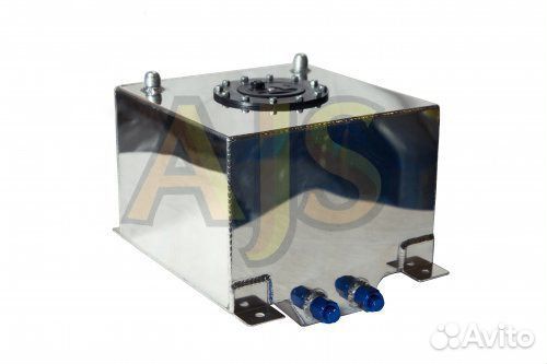 Бак топливный алюминиевый 20л, пластиковая крышка