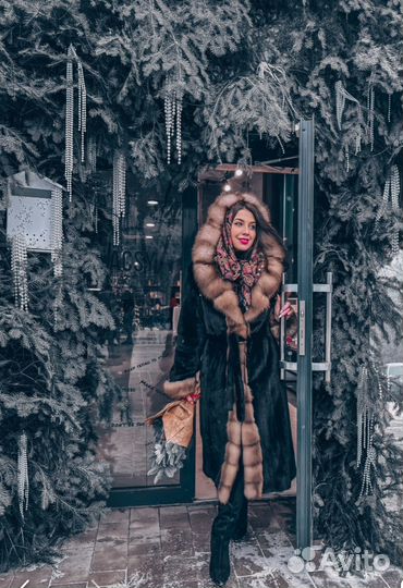 Норковая шуба Италия