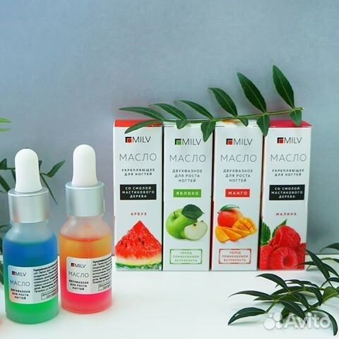 Масло для кутикулы и ногтей от Milv укрепляющее