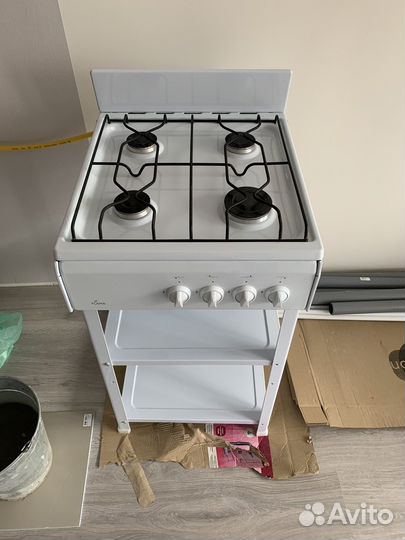 Газовая плита новая унитаз радиаторы отопления