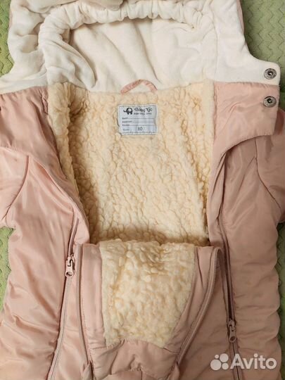 Зимний комбинезон для девочки 80