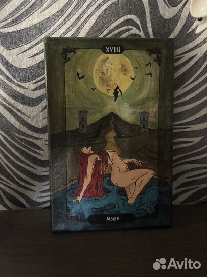 Интерьерная картина акрилом на холсте