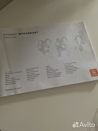 Stokke mycarrier рюкзак переноска