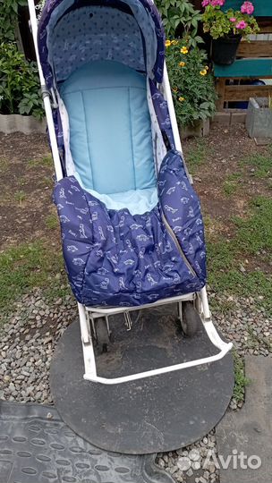 Детские санки коляска