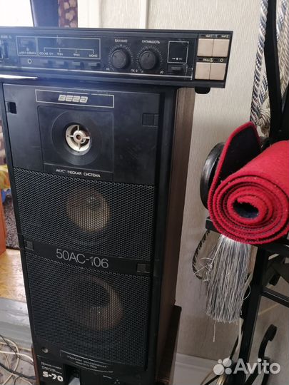 Вега 50ас-106 с усилителем