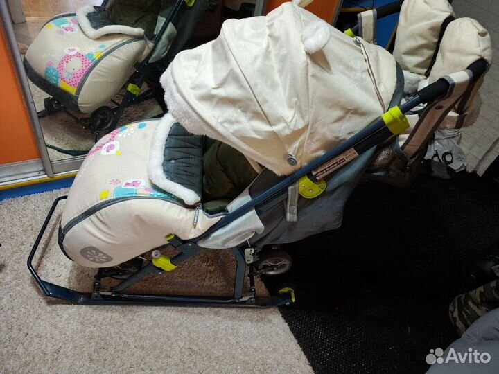 Санки коляска ника kids