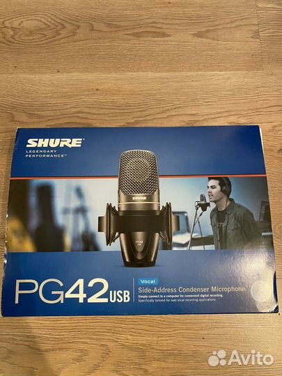 Микрофон shure pg 42 usb