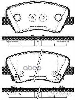 1412 32 колодки дисковые передние с антискрипе