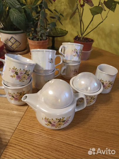 Чайный сервиз СССР Бугульма 9 предм