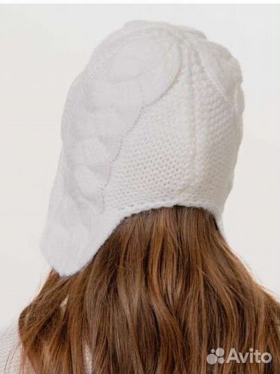 Шапка ушанка зимняя женская