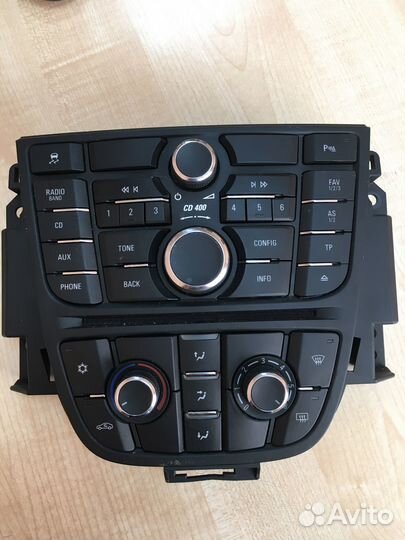 Магнитола блок кнопки климат Opel Astra J