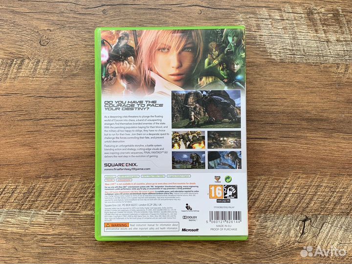 Final fantasy xiii xbox 360 final fantasy 13 лиц