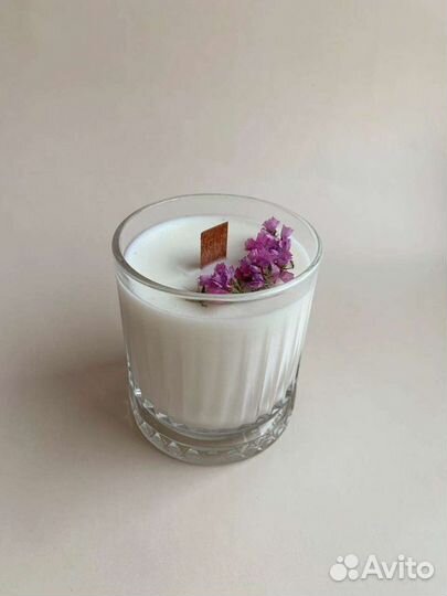 Ароматическая свеча. свечи. соевый воск