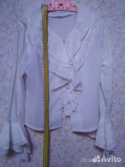 Блузка белая для девочки