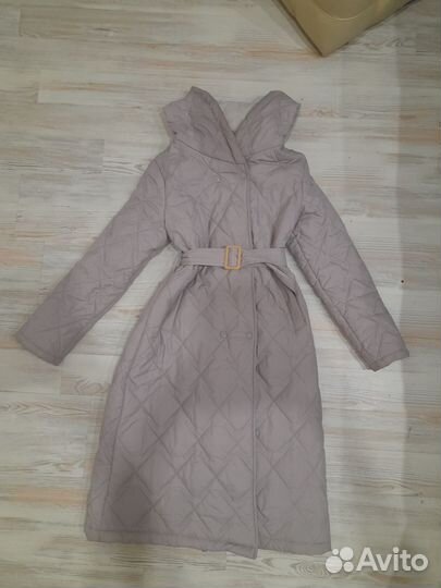 Плащ 42 44 стеганое