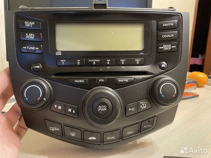 Honda accord 7 магнитола