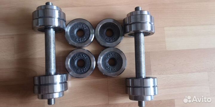 Гантели разборные