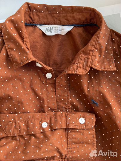 Рубашка для мальчика 122 128