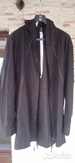 Рубашка с капюшоном, хлопок. Transit, Yamamoto