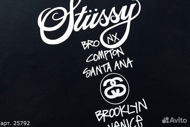 Футболка Stussy черная