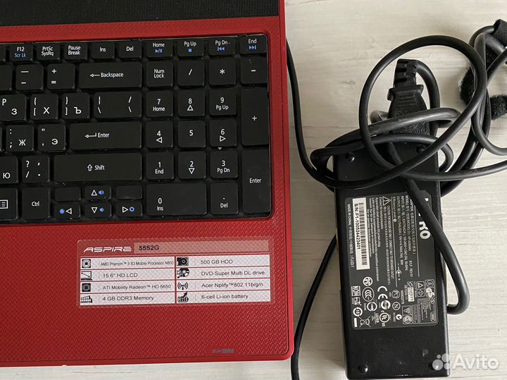 Ноутбук Acer Aspire 5552G на запчасти