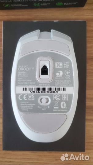 Razer Orochi v2 white бесшумная
