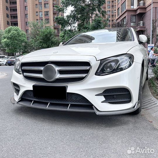 Губа сплиттер Mercedes W213 C238 дорест AMG