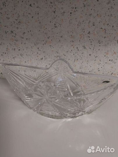 Салатник хрустальный