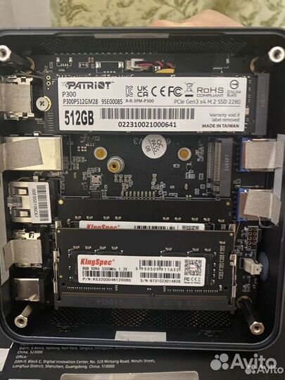 Мини пк Mini PC Ryzen 5625U 6 ядер, 12 потоков