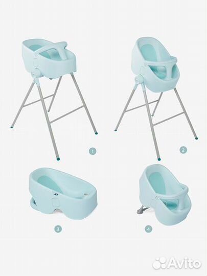 Стульчик для купания chicco bubble