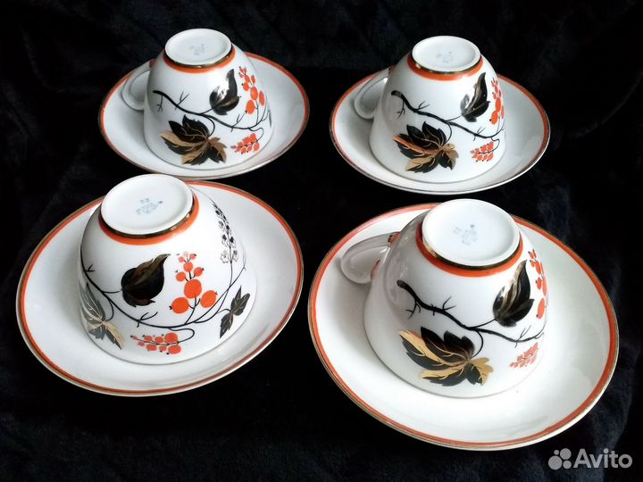 Чайные пары лфз.Фарфор 