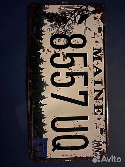 Американские номерные знаки