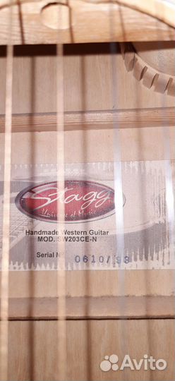 Гитара электроакустика Stagg